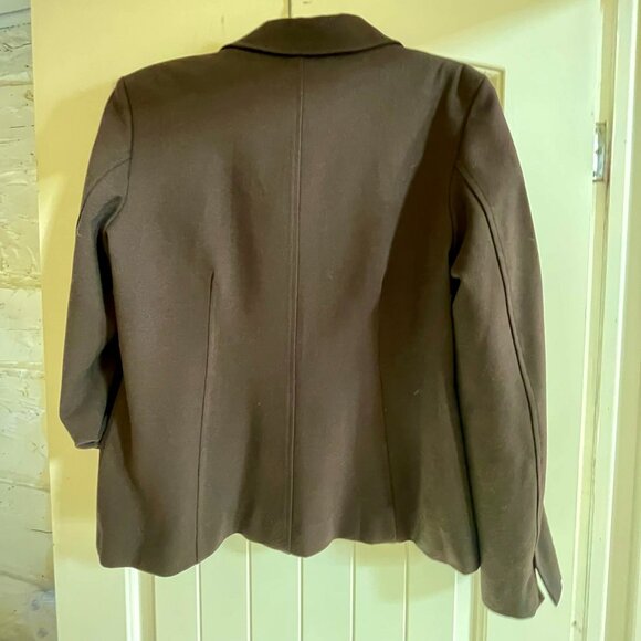 EILEEN FISHER beautiful blazer in very dark plum Women SIZE L. - Picture 10 of 12